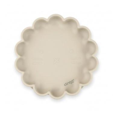 Imagem de Prato Infantil Silicone Leão Design Seguro com Ventosa