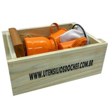 Imagem de Kit De Café Individual - Laranja - Demolição Com Engradado - Silvana V