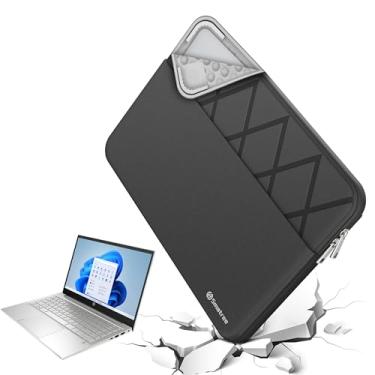 Imagem de Smatree Capa para laptop de 13,3 polegadas HP Envy x360 13-bf0797nr, para HP Elitebook x360 830 G9 de 13,3 polegadas, capa com bolso acessório, zíper YKK, design patenteado à prova de choque (E450)