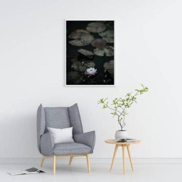 Imagem de Quadro Decorativo Flor De Lotus 34x23cm - Quadros On-Line