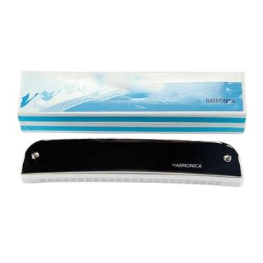 Imagem de Gaita profissional 24 furos em tom C placa de cobre gaita instrumento musical presente