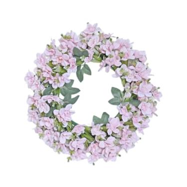 Imagem de Esquirla Decoração artificial da, jardim da porta da frente da fazenda do lado de fora do verão a cor da porta da frente, ornamento pendurado, Rosa