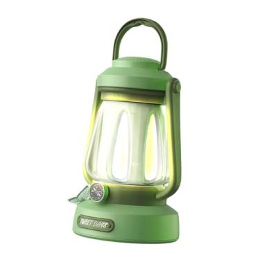 Imagem de Dynwave Lanterna de acampamento LED recarregável, portátil, para emergências ao ar livre, ideal para jardim, viagens e situações de sobrevivência em ambientes, Verde