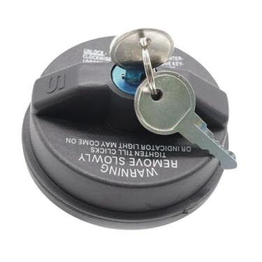 Imagem de AUTO OCCASION Tampa de gás do tanque de combustível 10504 Bloqueio regular com chaves de substituição para Toyota Tacoma Tundra
