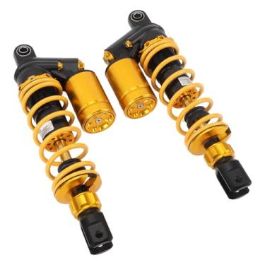 Imagem de aqxreight 310mm Amortecedor da Motocicleta Liga de Alumínio Maior Estabilidade Mola Amortecedor Suspensão Suporte para Nmax 125 155 Preto Com Produto é Quero Comprar 155 é Choque (Ouro)