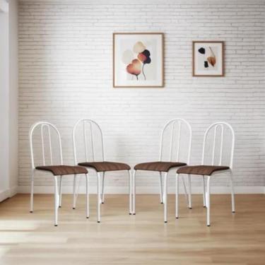 Imagem de Kit 4 Cadeiras de Jantar Varanda Cozinha Sala de Estar Epoxi 544.arc -