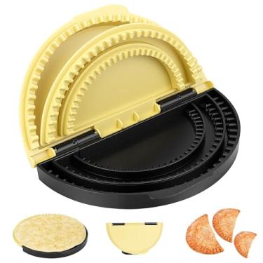 Imagem de Meetory Selador de tortilha – Máquina de Quesadilla 3 em 1 para 25,4 cm/20,3 cm/15,2 cm, Tortilha Flip Wrap para Burritos, Tacos, Bolinhos, Calzone, Sanduíche, Pode ser lavada na lava-louças