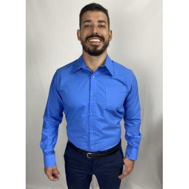 Imagem de Camisa Social Masculina Manga Longa Uniforme Administrativo - Eb Confe