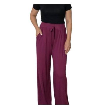 Imagem de Calça tipo pantalona - USITHITHAN, M, Cinza