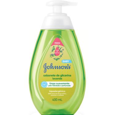 Imagem de Sabonete Líquido de Glicerina Lavanda Johnson's Baby Frasco 400ml Pump
