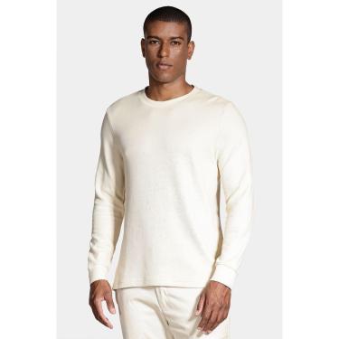 Imagem de Camiseta Aramis Manga Longa Textura Areia-Masculino