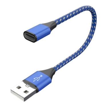 Imagem de Adaptador USB C fêmea para USB macho tipo C para cabo USB 2.0 adaptador conversor de transferência de dados para telefone e laptop