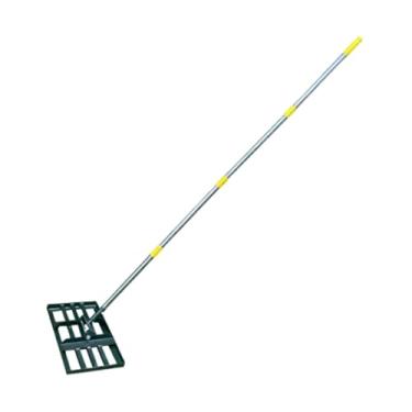 Imagem de Generic Rastelo nivelador de gramado com cabo longo, ferramenta de nivelamento para quintal, fazenda e campo de golfe.