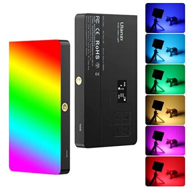 Imagem de ULANZI LT002 Luz de Vídeo LED RGB, Painel Portátil 360° Full Color, CRI 95+, 2500-9000K, Bateria 4000mAh, Magnético, com Difusor de Silicone e Capa Honeycomb