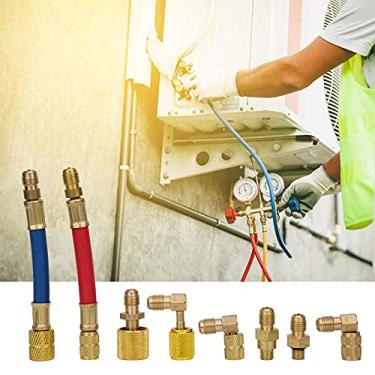 Imagem de aqxreight Adaptador de Condicionamento de 8 Unidades, Conector Multiuso, Ferramenta de Refrigeração CT-138 Especificações Completas Adaptador de CondicionamentoAdapterCT-138ConnectorFerramenta de