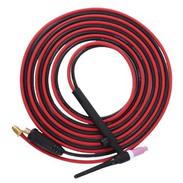 Imagem de Zhjvihx Tocha de Soldagem TIGing, Pistolas de Elevação Resfriadas a Ar de 150 Amp Com Tubo e Cabo de Gás Extra Longo de 8 M, Alça Ergonômica Superleve, para MIG135 MIG145 ARC200 MIG200