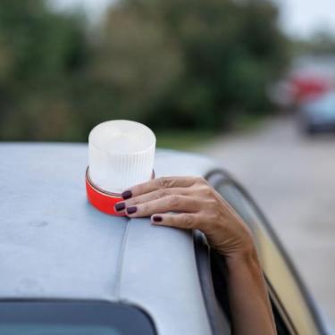 Imagem de predolo Luz LED Genérica de Emergência para Estrada, Fácil de Usar, Compacta E com Luzes de Advertência Intermitentes para Carros E Reboques, Vermelho Branco