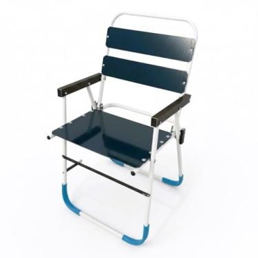 Imagem de Cadeira Dobrável Flamingo M1 Alumínio 100% Ergonômica Alta Leve Brilho - F073