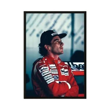 Imagem de Kit De Pintura Em Diamante Ayrton Senna F1 5D DIY Arte Artesanal Decor