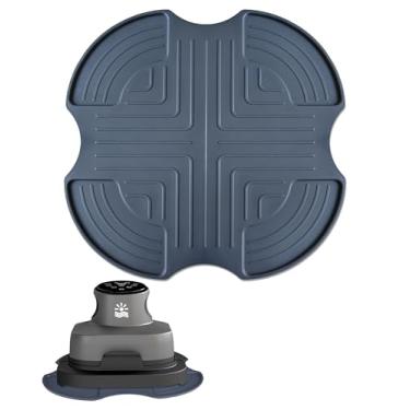 Imagem de Tapete de silicone para fritadeira a ar, acessórios para sistema de cozimento portátil de fritadeira a ar, antiderrapante, protege a mesa de danos, fácil de limpar