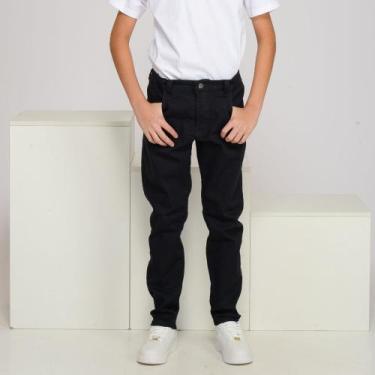 Imagem de Calça Jeans Infantil Slim Skinny com Laycra Juvenil - Mitchelgutto, Pr
