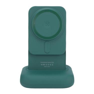 Imagem de KUIDAMOS Punho Magnético para Câmera de Telefone Com Alça Expansível Remota de Obturador para Fotografia Versátil, Design Ergonômico para Bate- por Vídeo, Material ABS (Verde)