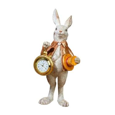 Imagem de Generic Estátua de Cavalheiro, Escultura de Relógio de Bolso de Animal, Estatueta Colecionável de, Obra de Arte para Lareira, Presentes de, Laranja