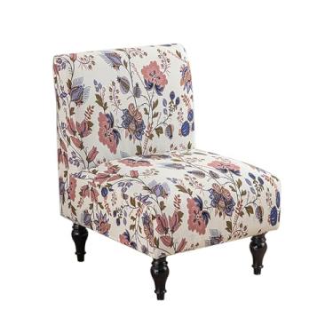 Imagem de HZDHCLH Capa para cadeira de chinelo sem braços, elástica, elastano, protetor de móveis removível com fundo elástico, lavável na máquina para sala de estar, sala de jantar, hotel