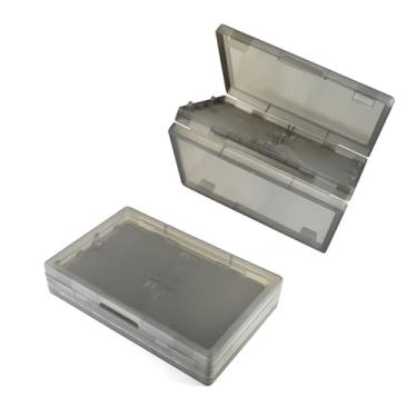 Imagem de XBERSTAR 4in1 Storage Box Protective Case for GameBoy GBA GBASP Game Cartridge Card (Clear black)