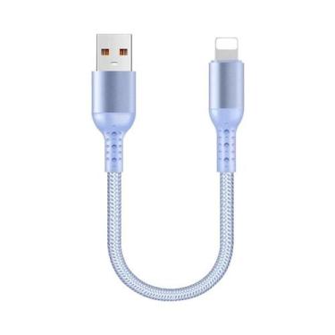 Imagem de Cabo USB a Para USB C Curto De Ângulo Reto De 90 Graus, Carregamento R