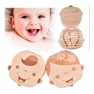 Imagem de Caixinha Porta Dente De Leite Dentinho Estojo Para Presente - anjo da 