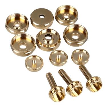 Imagem de Cryfokt Acessórios de Trompete Metal 12pcs Conjunto Profissional Peças de Reposição de Trompete Confiáveis ​​para Melhorar a Aparência para Músicos Material: Metal
