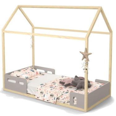 Imagem de Cama Montessoriana Liv Cinza Natural - Matic