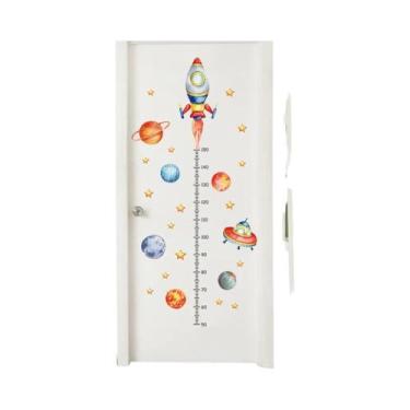 Imagem de Adesivos De Parede De Régua De Altura De Animais De Desenho Animado Pa