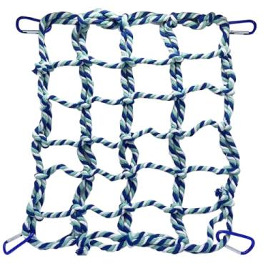 Imagem de Corda de escalada colorida para gaiola – Corda multicolorida de rato, rede, ponte e escada, acessórios de gaiola para animais pequenos como hamster, rato, pássaro, furão, porquinho-da-índia