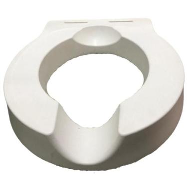 Imagem de Assento Alto Vaso Sanitário Elevação 7,5cm Idosos, Deficientes Até 120