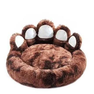 Imagem de Cama pata nuvem colchao caminha para cachorro gato antialérgico(MARROM MESCLADO,90cm GG)