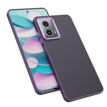 Imagem de Capa Protetora para Celular Space Compatível Motorola Moto G35 Luxo Fosca Slim [ROXO DARK]