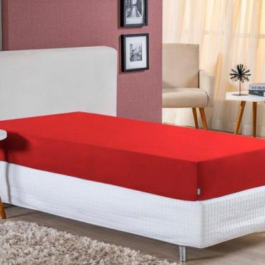 Imagem de Lençol com Elástico Solteiro Nobre 1 Peça 30cm de Altura Malha 100% Al