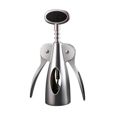 Imagem de Abridor de garrafa de vinho de metal bem polido acessórios vinícola Vin Rouge