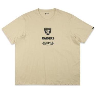 Imagem de Camiseta New Era Plus Size Regular NFL Las Vegas Raiders Masculino-Masculino