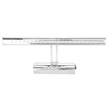 Imagem de Espelho de aço inoxidável luz frontal LED lâmpada de parede de alta renderização de cores maquiagem vaidade luz à prova d'água iluminação de banheiro para quartos banheiros hotéis