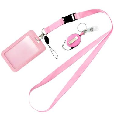 Imagem de Porta-crachás de identificação com cordão, porta-crachás de identificação retrátil para enfermeira, professora, enfermeira, professora, estudantes, mulheres e meninas (1)