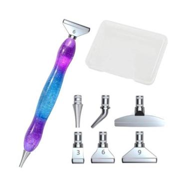 Imagem de Kit De Canetas Para Pintura Em Diamante 5D Com 6 Pontas Multifuncionai
