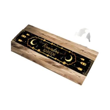 Imagem de Caminho De Mesa Xadrez Festivo De Natal Com Laço, Decoração Durável De