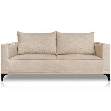 Imagem de Sofa Nori 2 Lugares Pes De Ferro 180cm Linho Boucle 3301 Ezz 3301 - MI