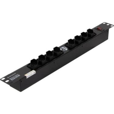 Imagem de Régua De Tomadas Hayonik Rt810cb 8 Tomadas 10a 19"