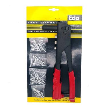 Imagem de Rebitadeira Manual 4 Pontas Aço Carbono Cabo Emborrachad