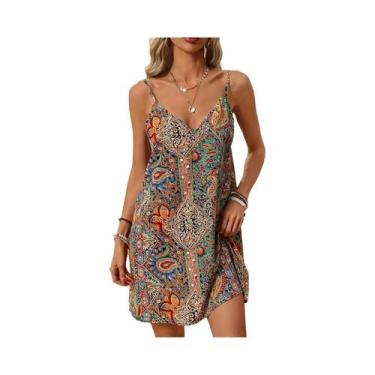 Imagem de Vestido Boêmio Feminino Com Cinto, Estilo Europeu, Vestido Casual Fash
