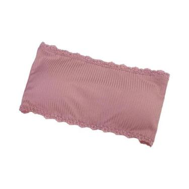 Imagem de Sutiã Sem Alças Com Renda Nas Costas Para Mulheres, Sem Costura, Respi